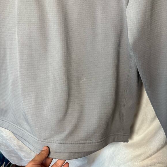 The North Face Men's Mountain Peaks Quarter Zip Fleece Gray Size Large - Picture 8 of 16